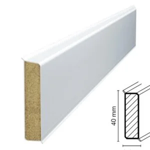 Podlahová lišta Cubu flex life 40 biela
