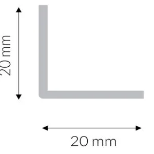 Lišta UNIVERSAL PROFILE LK biela